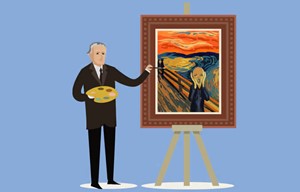 Edward Munch: für sein Werk "Der ______" bekannt ist.