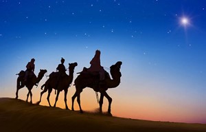 Dia De Los Reyes: Geschenk eines der drei Könige