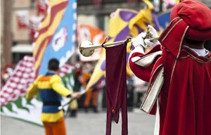 Mittelalterliche Woche: Schwedische Insel, wo das Festival stattfindet